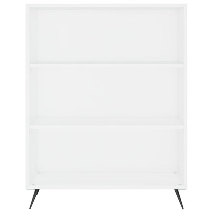 højskab 69,5x34x180 cm konstrueret træ hvid