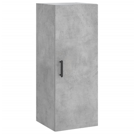 skab 34,5x34x180 cm konstrueret træ betongrå