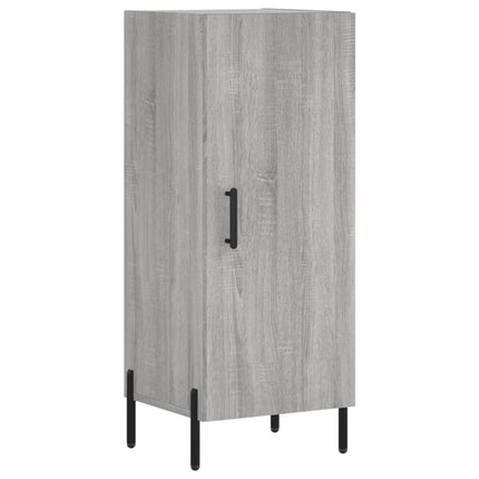 højskab 34,5x34x180 cm konstrueret træ grå sonoma-eg