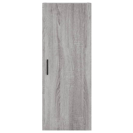 højskab 34,5x34x180 cm konstrueret træ grå sonoma-eg