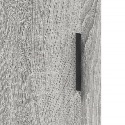 højskab 34,5x34x180 cm konstrueret træ grå sonoma-eg