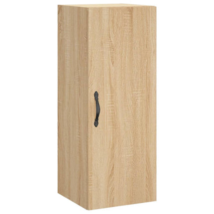 skab 34,5x34x180 cm konstrueret træ sonoma-eg