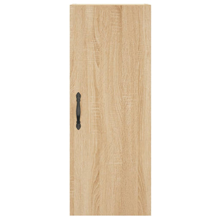 skab 34,5x34x180 cm konstrueret træ sonoma-eg