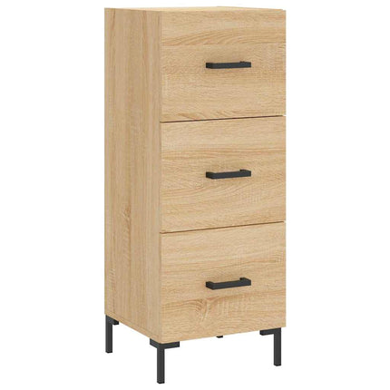 skab 34,5x34x180 cm konstrueret træ sonoma-eg