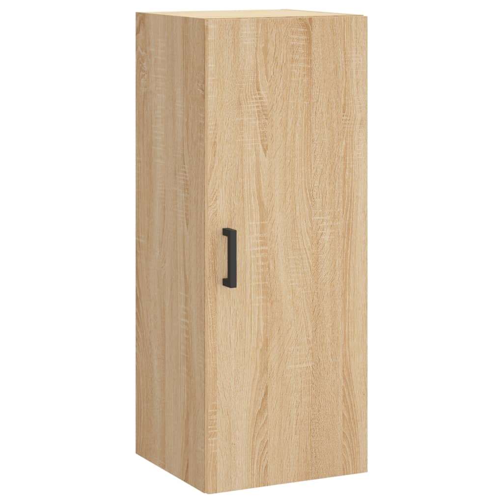 skab 34,5x34x180 cm konstrueret træ sonoma-eg