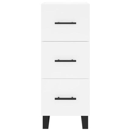 skab 34,5x34x180 cm konstrueret træ hvid