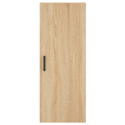 skab 34,5x34x180 cm konstrueret træ sonoma-eg