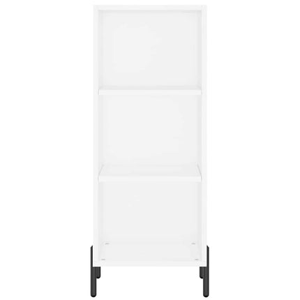 skab 34,5x34x180 cm konstrueret træ hvid