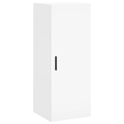 skab 34,5x34x180 cm konstrueret træ hvid