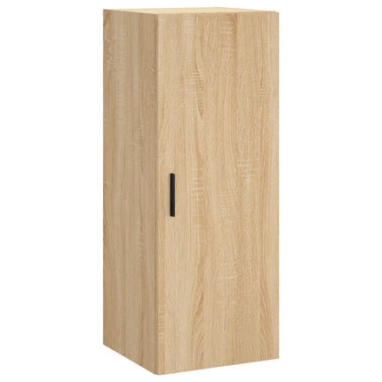 skab 34,5x34x180 cm konstrueret træ sonoma-eg