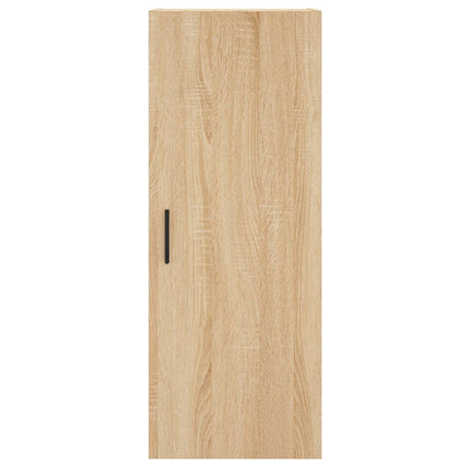 skab 34,5x34x180 cm konstrueret træ sonoma-eg