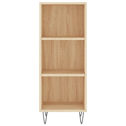 skab 34,5x34x180 cm konstrueret træ sonoma-eg