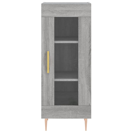 højskab 34,5x34x180 cm konstrueret træ grå sonoma-eg