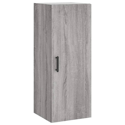 højskab 34,5x34x180 cm konstrueret træ grå sonoma-eg