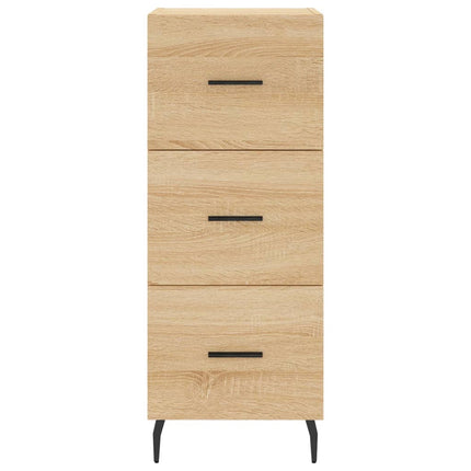 skab 34,5x34x180 cm konstrueret træ sonoma-eg