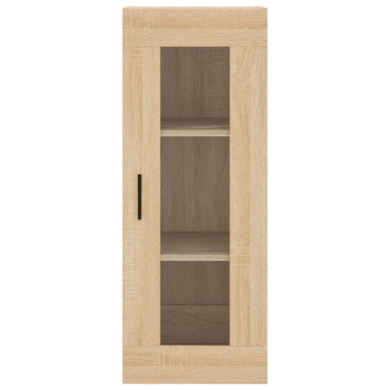 skab 34,5x34x180 cm konstrueret træ sonoma-eg