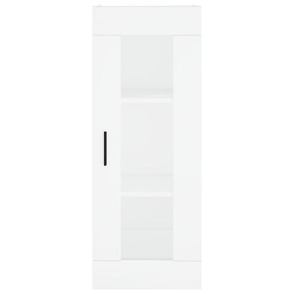 skab 34,5x34x180 cm konstrueret træ hvid