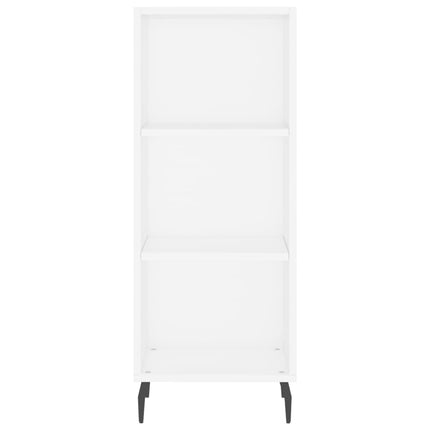 skab 34,5x34x180 cm konstrueret træ hvid