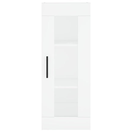 skab 34,5x34x180 cm konstrueret træ hvid