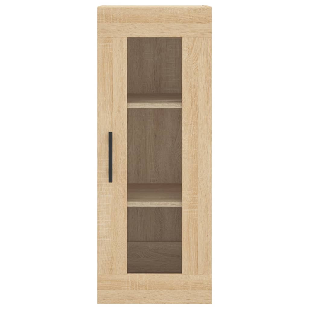 skab 34,5x34x180 cm konstrueret træ sonoma-eg