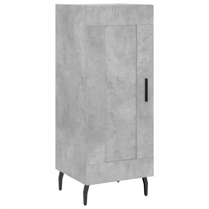 skab 34,5x34x180 cm konstrueret træ betongrå