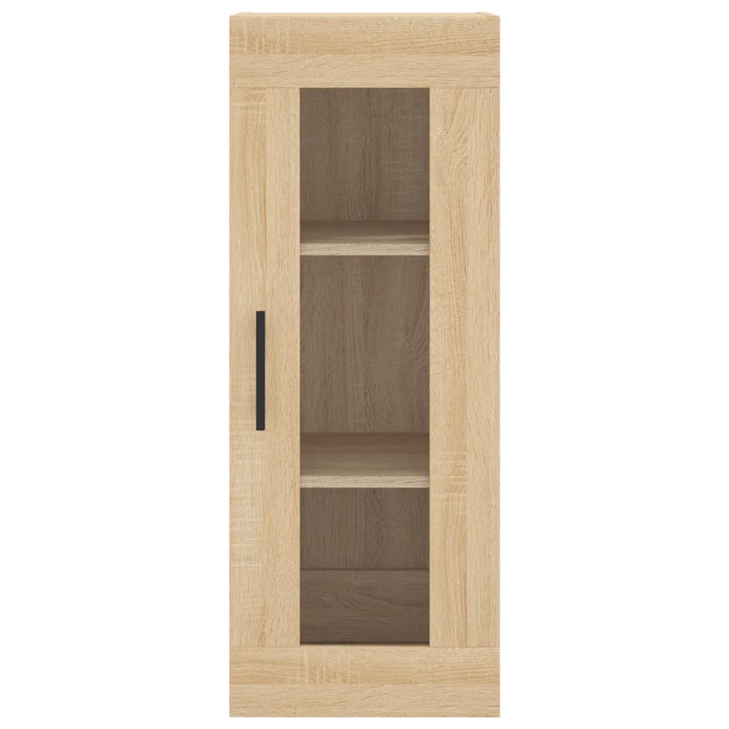 skab 34,5x34x180 cm konstrueret træ sonoma-eg