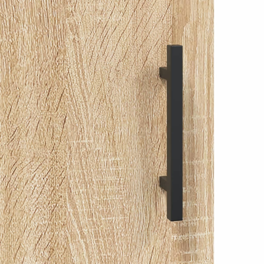 skab 34,5x34x180 cm konstrueret træ sonoma-eg