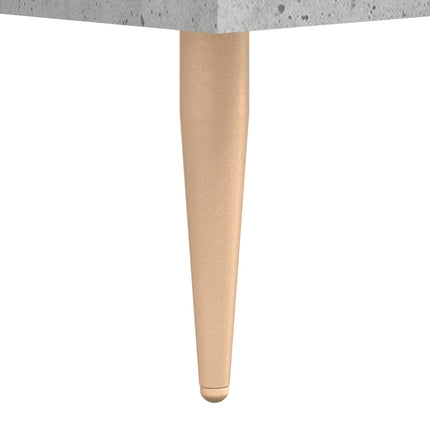 højskab 69,5x34x180 cm konstrueret træ betongrå