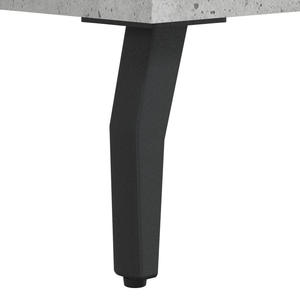 højskab 69,5x34x180 cm konstrueret træ betongrå