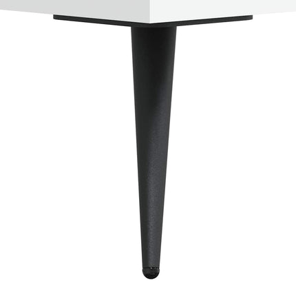 højskab 69,5x34x180 cm konstrueret træ hvid