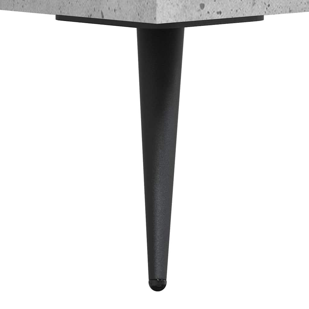 højskab 69,5x34x180 cm konstrueret træ betongrå