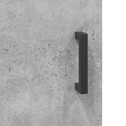 højskab 69,5x34x180 cm konstrueret træ betongrå