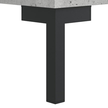 højskab 69,5x34x180 cm konstrueret træ betongrå