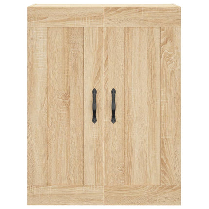 højskab 69,5x34x180 cm konstrueret træ sonoma-eg