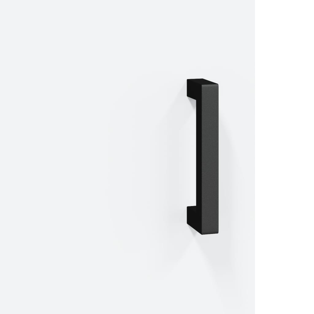 højskab 69,5x34x180 cm konstrueret træ hvid