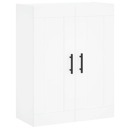 højskab 69,5x34x180 cm konstrueret træ hvid