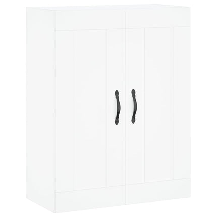 højskab 69,5x34x180 cm konstrueret træ hvid