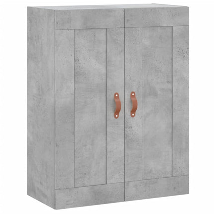 højskab 69,5x34x180 cm konstrueret træ betongrå