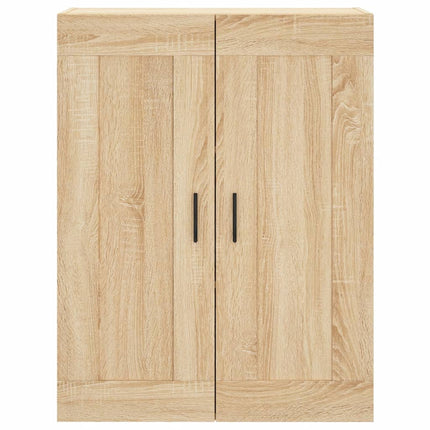 højskab 69,5x34x180 cm konstrueret træ sonoma-eg