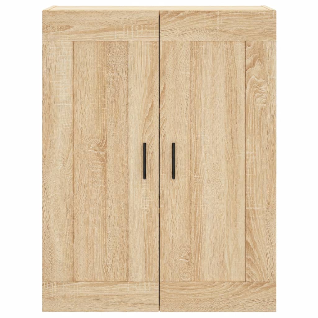 højskab 69,5x34x180 cm konstrueret træ sonoma-eg