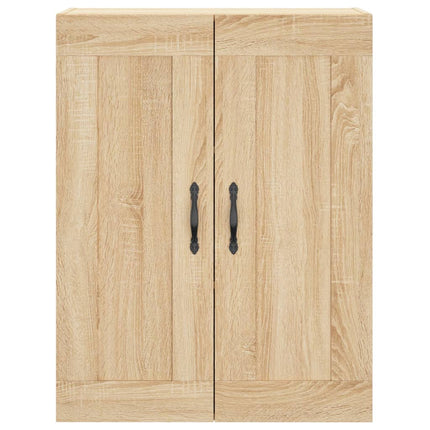 højskab 69,5x34x180 cm konstrueret træ sonoma-eg