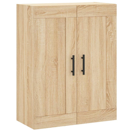 højskab 69,5x34x180 cm konstrueret træ sonoma-eg