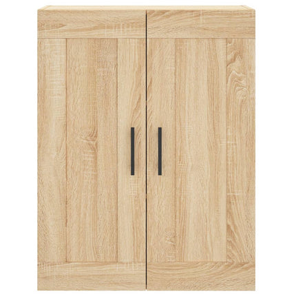 højskab 69,5x34x180 cm konstrueret træ sonoma-eg