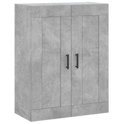 højskab 69,5x34x180 cm konstrueret træ betongrå