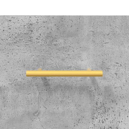 højskab 69,5x34x180 cm konstrueret træ betongrå
