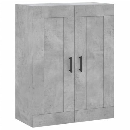 højskab 69,5x34x180 cm konstrueret træ betongrå