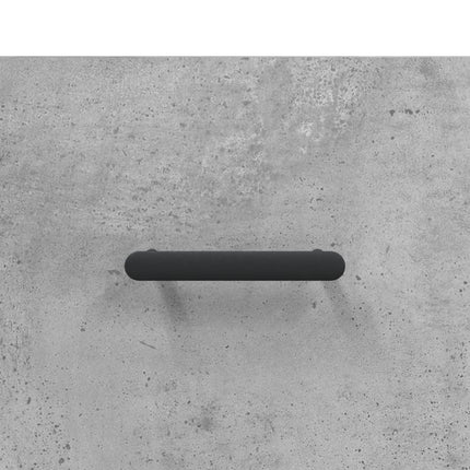 højskab 69,5x34x180 cm konstrueret træ betongrå