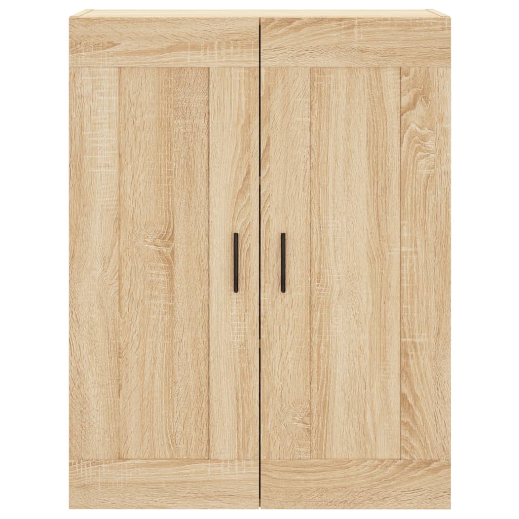 højskab 69,5x34x180 cm konstrueret træ sonoma-eg