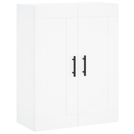 højskab 69,5x34x180 cm konstrueret træ hvid
