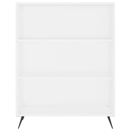 højskab 69,5x34x180 cm konstrueret træ hvid